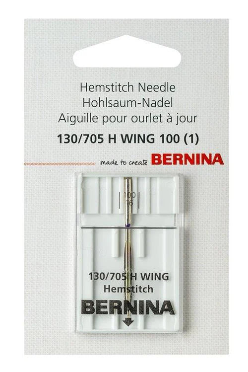 Bernina Hemstitch Single Needle 130/705 H Wing 100/16