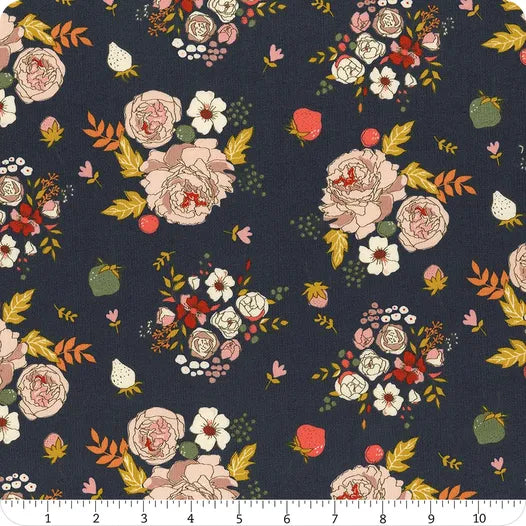 Bloomberry Midnight Main Fabric