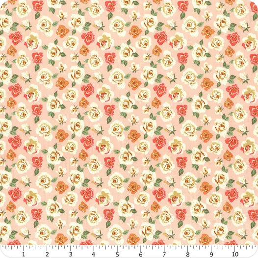 Bloomberry Blush Tiny Roses Fabric