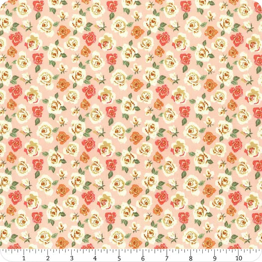 Bloomberry Blush Tiny Roses Fabric