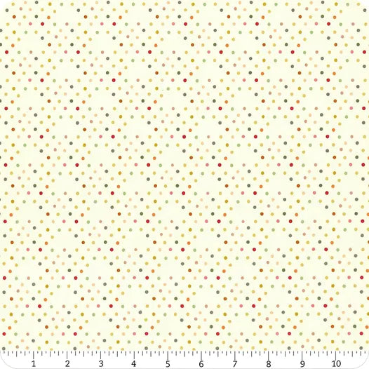 Bloomberry Cream Dots Fabric