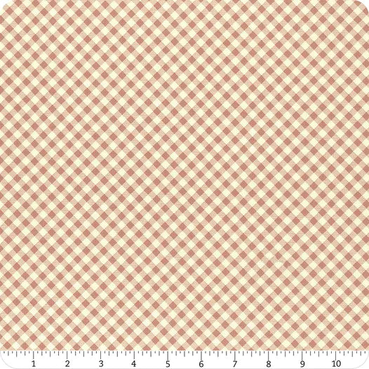 Bloomberry Dusty Rose Gingham Fabric