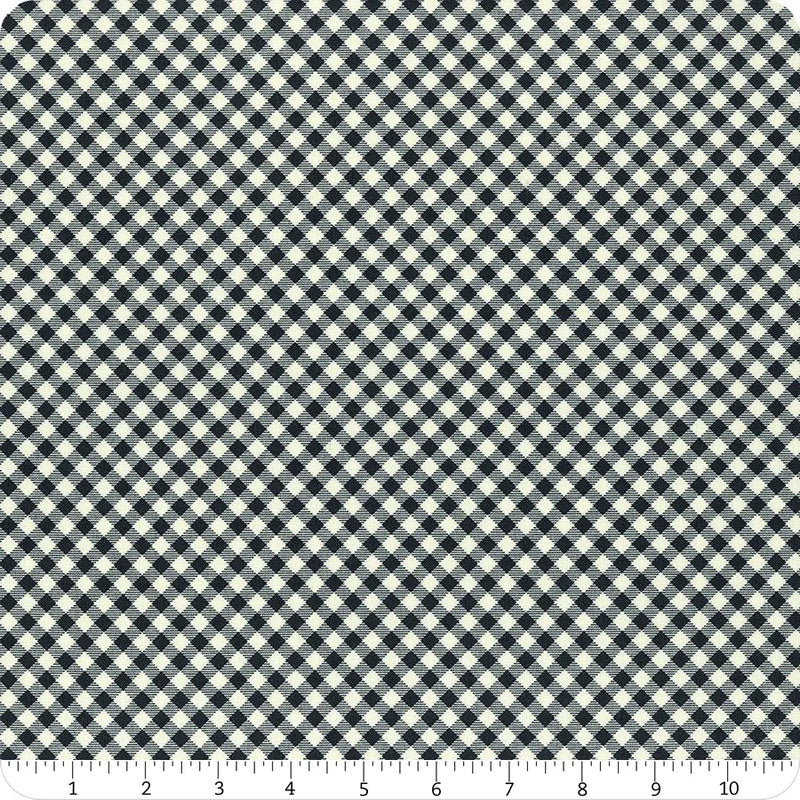 Bloomberry MIdnight Gingham Fabric