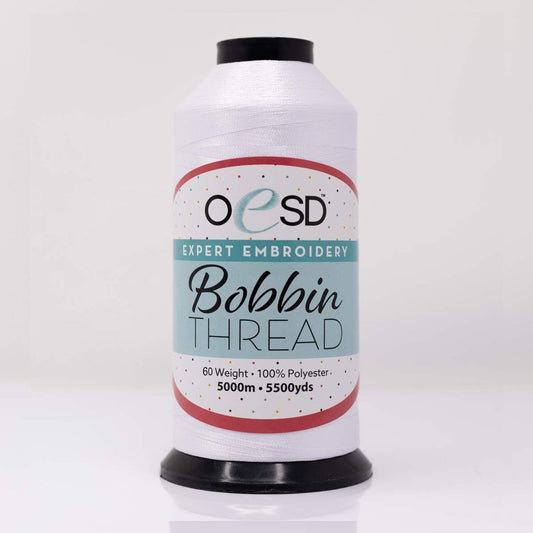 OESD Bobbin Thread White 5000 m/ 5500 yards OESDBOB-WH