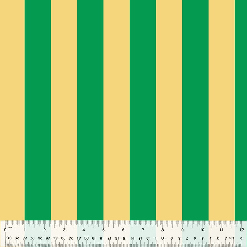 Forestburgh Broadstripe Green Fabric