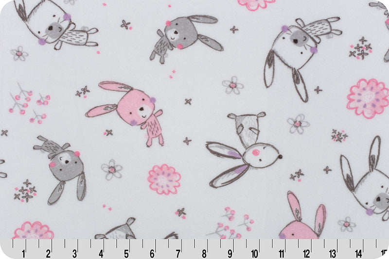 Bunny Hop Cuddle Blush Yardage