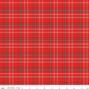 Happy Haven - Plaid - Red - Yardage