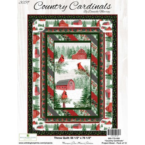 Cardinal Cozy Quilt Kit