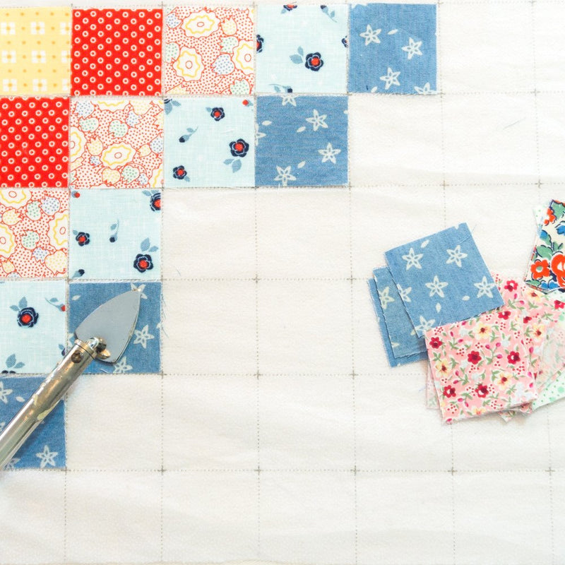 Ten Sisters Finished - Easy Piecing Grid 1/2"
