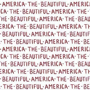 All American America the Beautiful Cherry Yardage