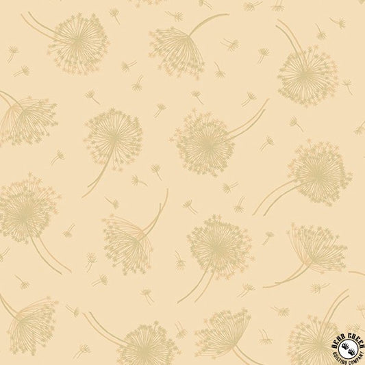 Makower Luxe Seed Heads Cream Fabric