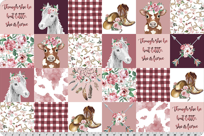 Cowgirl Rosewater Cuddle Yardage