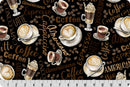 Digital Cuddle - Daily Grind - Black - Yardage
