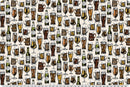 Digital Cuddle - On The Tap - Natural - Yardage