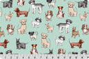Digital Cuddle - Puppy Love - Dewdrop - Yardage