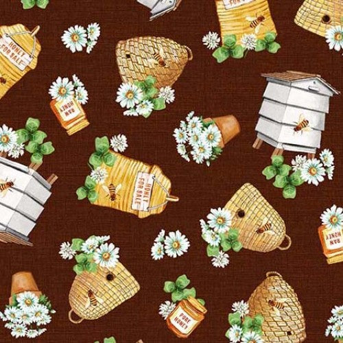 Bee Culture Honey Bee Hives Brown Fabric