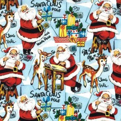 Holly Jolly Letters to Santa DCX12268-CLOU-D Fabric