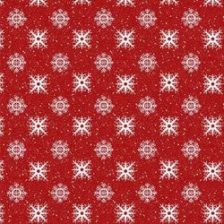 Holly Jolly Flurry Snowflakes DCX12272-CRAN-D Fabric