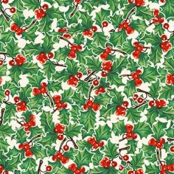 Holly Jolly Berries and Leaves DCX12273-MULT-D Fabric