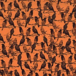 Boo-tiful THE RAVEN DCX12279-ORAN-D Fabric