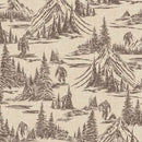 Trailhead Adventure Bigfoot Toile DCX12387-TANX-D Fabric