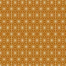 Tokyo Fur-Tales Asanoha Gold Fabric