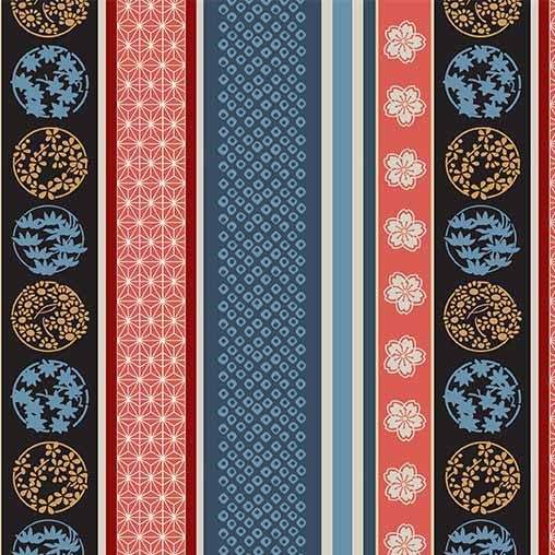 Tokyo Fur-Tales Tokyo Stripe Multi Fabric
