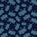 Kamakura Sisters Forest Fable Navy Fabric