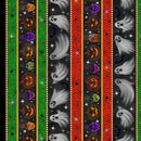 Boo Town - Ghostly Stripe - Multi - Yardage