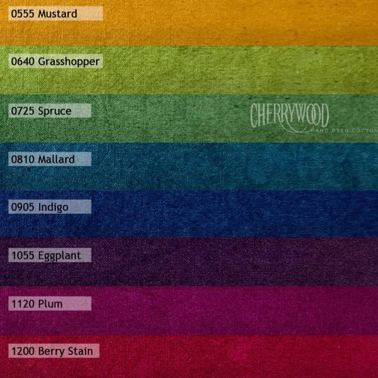 Dark Color Wheel 12pc Full Yard Bundle
