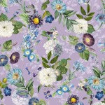 Botanical Garden Garden Fresh Iris Fabric