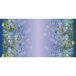Botanical Garden Floral Double Border Fabric