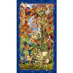 Flower Fairies of the Autumn 24" x 43" Panel