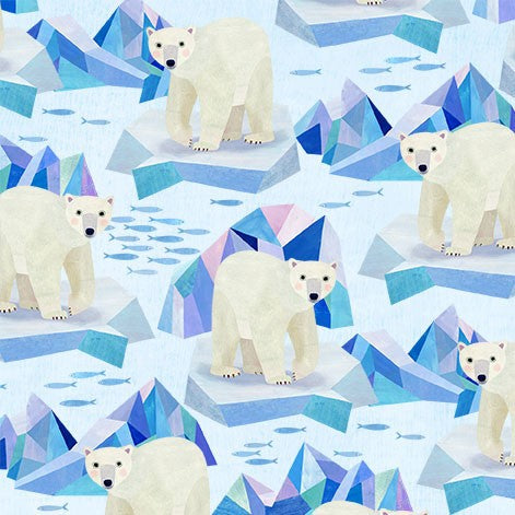 Alaska: The Last Frontier Polar Bears Cloud Fabric