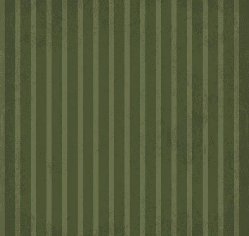 Kringle Stripes Green Yardage