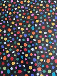Bright and Bold Bright City Lights Black Fabric