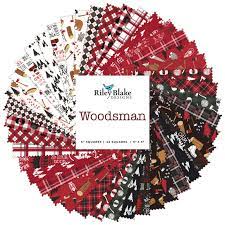 Woodsman Charm Pack 42 - 5" Squares