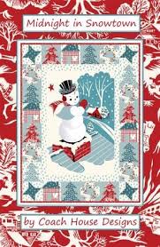 Midnight In Snowtown 36" x 48" Quilt Kit