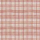 The Plaid One - String Theory Plaid - Pomegranate - Yardage
