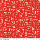 Happy Haven - Let's Camp - Red - Yardage
