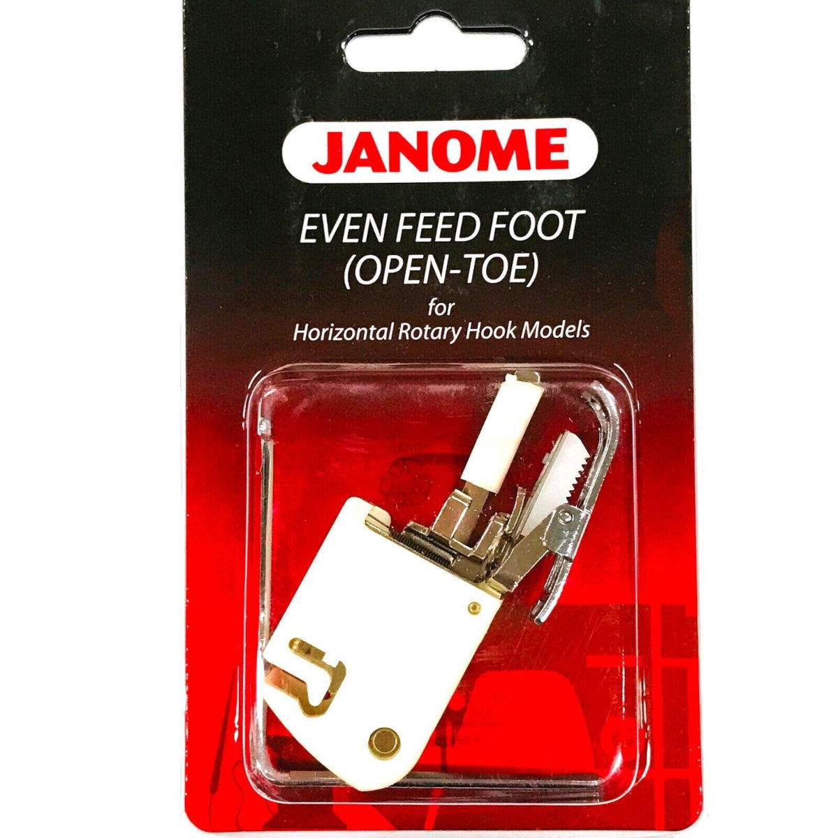 Janome Even Feed (OpenToe) Foot for Horizontal Rotary Hook Models