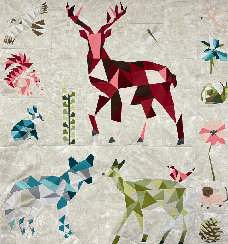 Forest Abstractions Quilt (Paper Piecing) Class & Kit