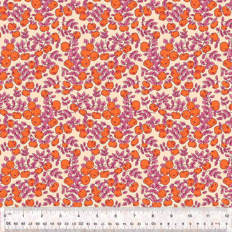 Forestburgh Apples Magenta Fabric