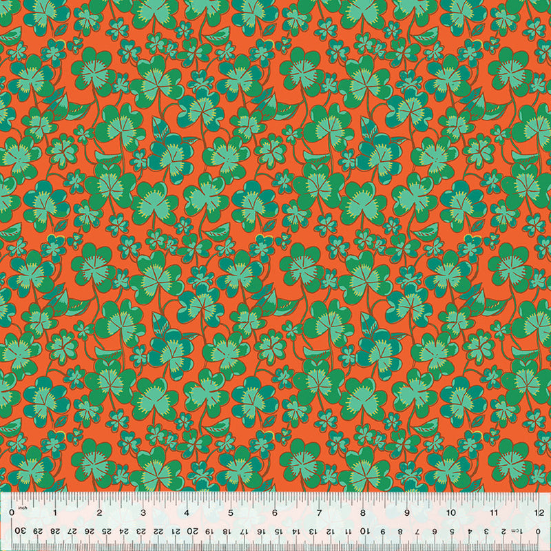 Forestburgh Clover Rust Fabric