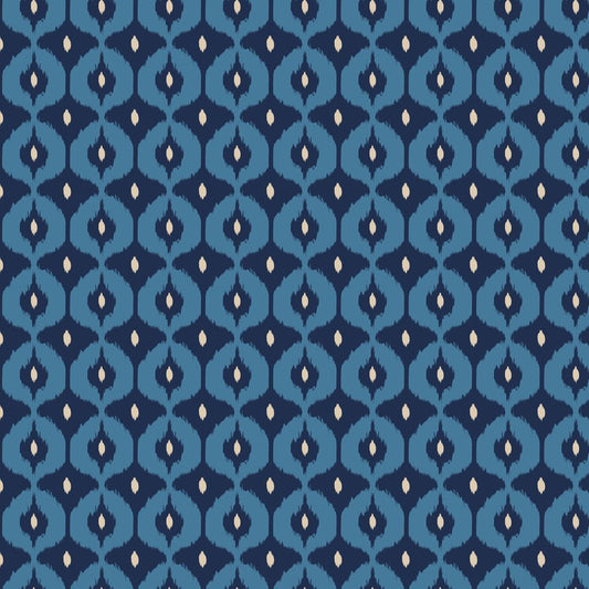 Jubilant - Bazaar - Navy/Blue - Yardage