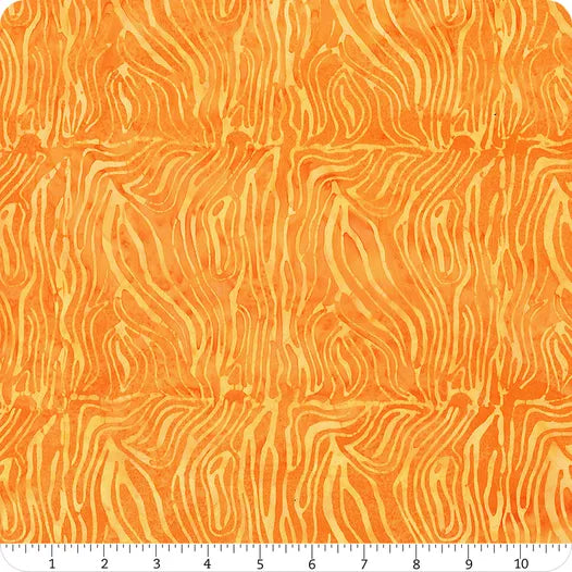 Full Bloom Batiks Dark & Light Orange Bark Fabric