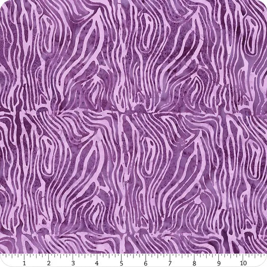 Full Bloom Batiks Dark & Light Purple Bark Fabric