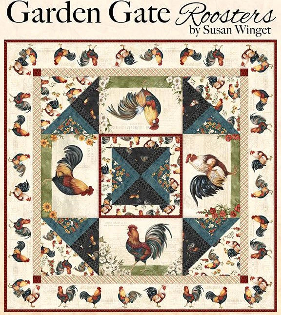 Garden Gate Roosters Kit