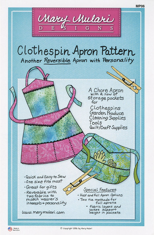 Clothespin Apron Kit - beehives