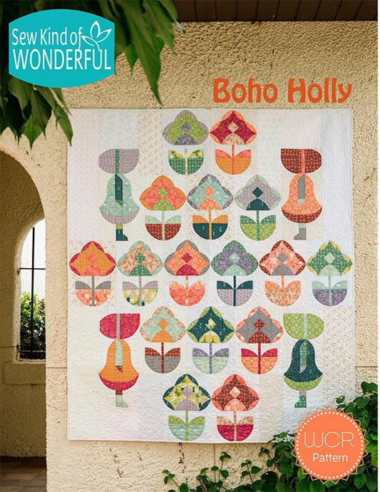 Boho Holly Quilt Kit 60 x 68" Sew Kind of Wonderful